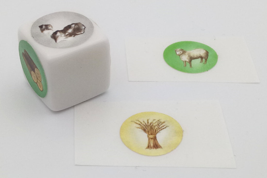Sticker 14mm &quot;Goods&quot; Settlers