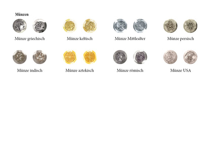 Sticker 14mm &quot;coins&quot;