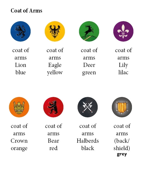Sticker 14mm &quot;coat of arms&quot;