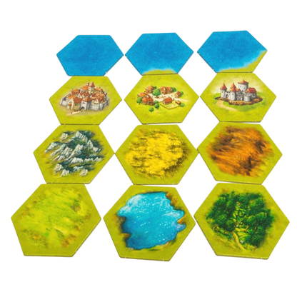 landscape counters hexagonal