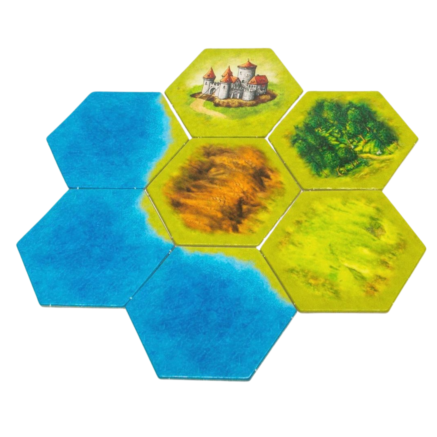landscape counters hexagonal