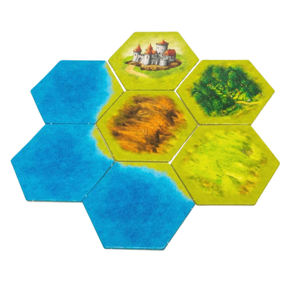 landscape counters hexagonal