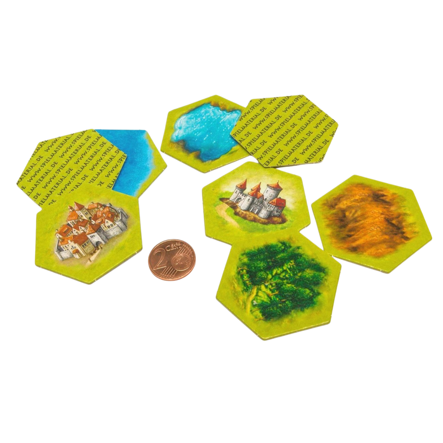 landscape counters hexagonal