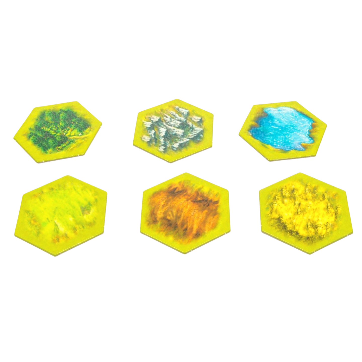 landscape counters hexagonal