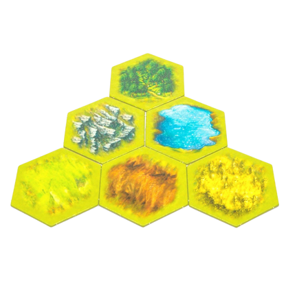 landscape counters hexagonal