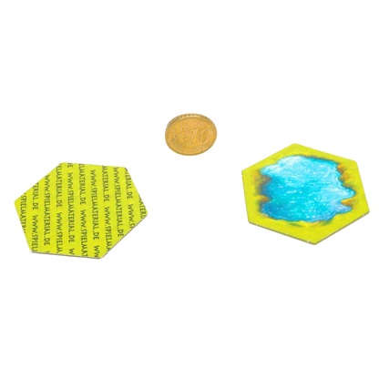 landscape counters hexagonal