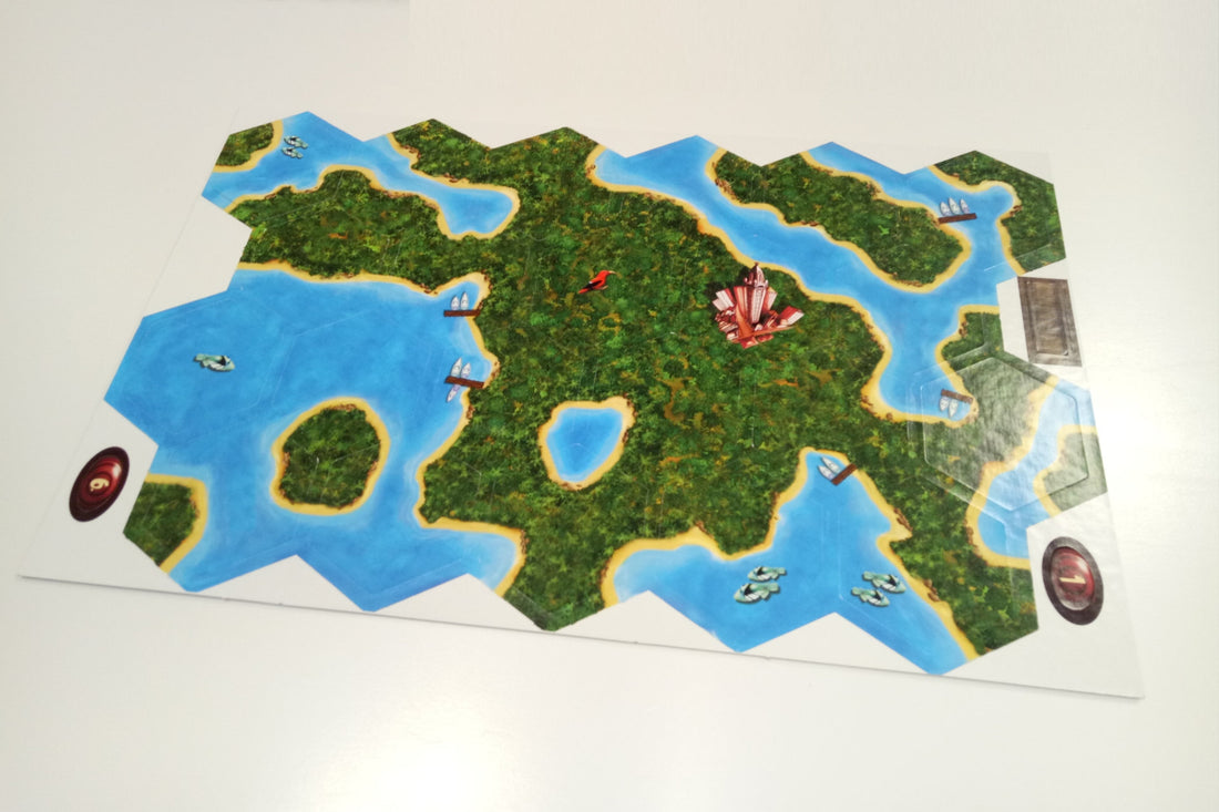 Landschaftsfelder Amazonas hexagonal