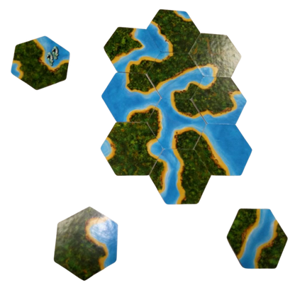 landscape counters hexagonal Amazonas