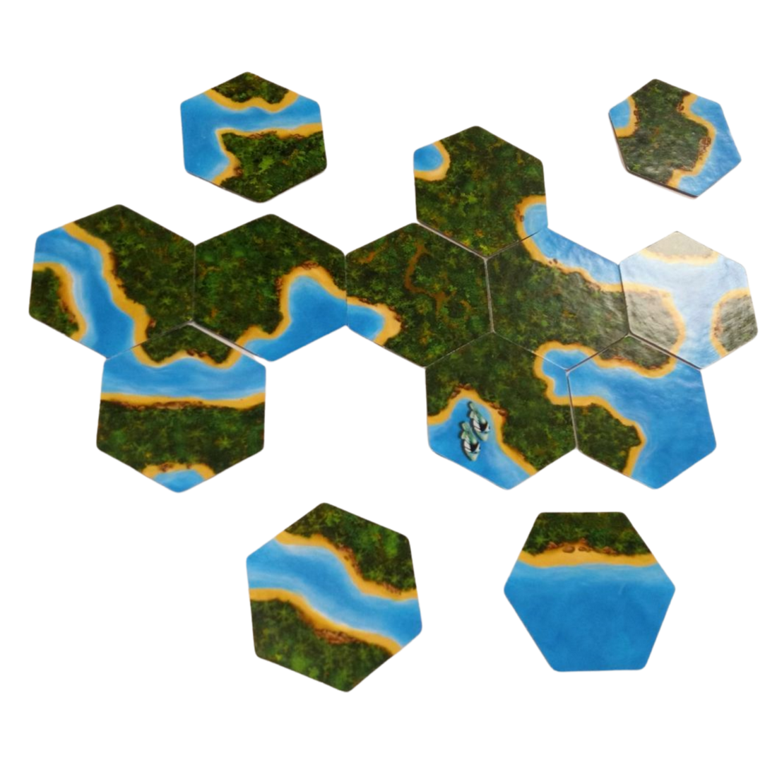 landscape counters hexagonal Amazonas