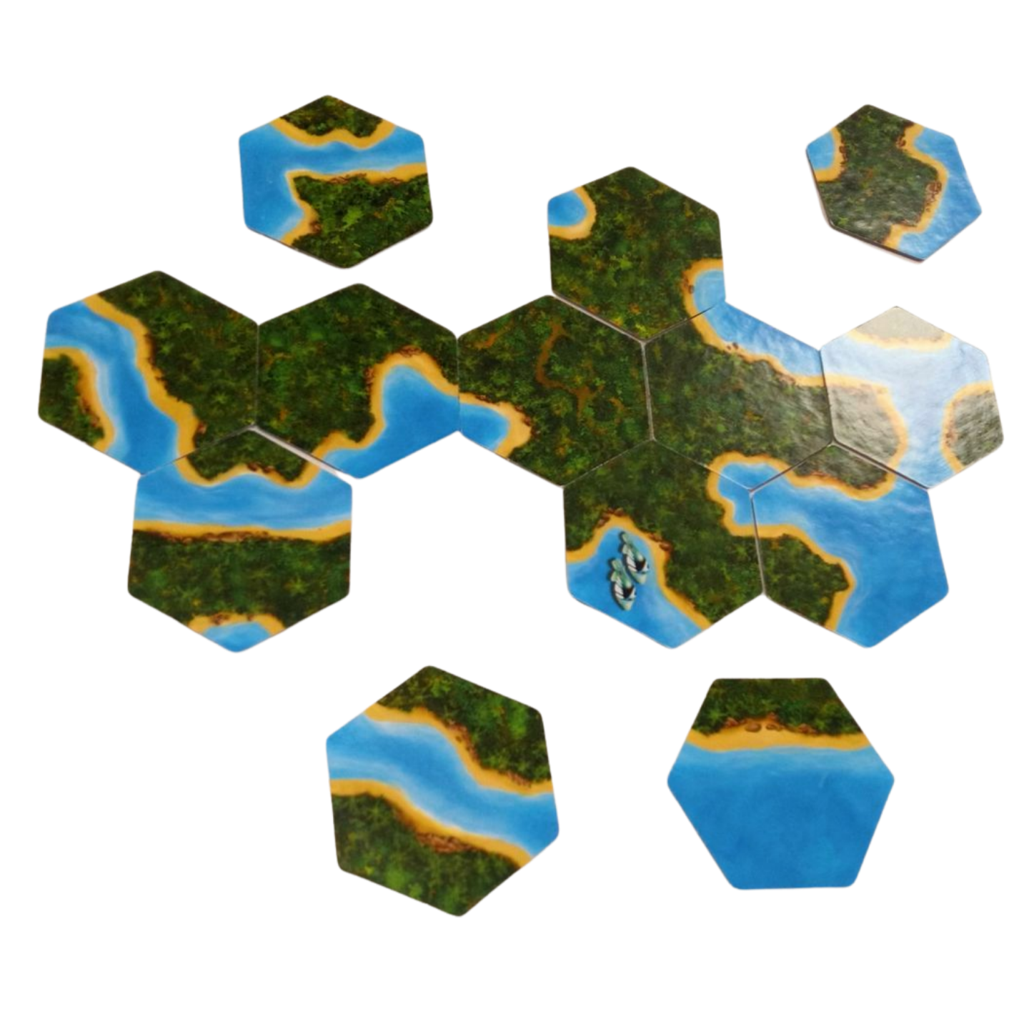 landscape counters hexagonal Amazonas