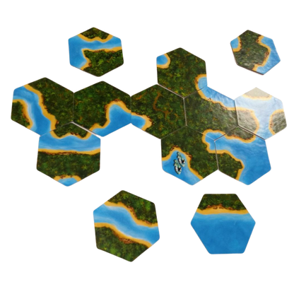 landscape counters hexagonal Amazonas