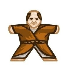 Monk - Label for Meeples