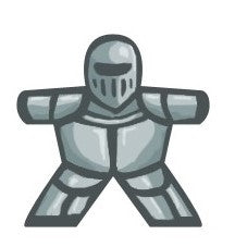 Knight - Label for Meeples