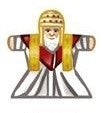 Pope - Label for Meeples