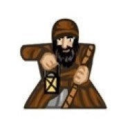 Night watchman - Label for Meeples