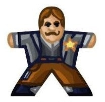 Sheriff - Aufkleber für Meeple