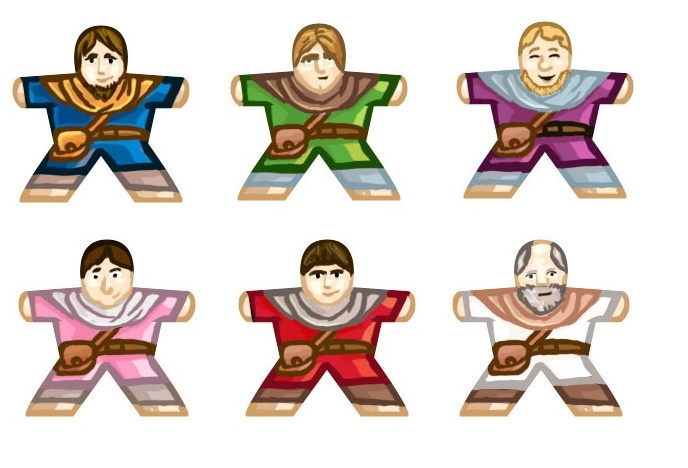 Farmer Labels for Meeples - Special for Agricola