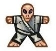 Alien 2 - Label for Meeples