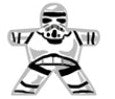 Dark Fighter - Label for Meeples
