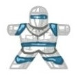 Roboter - Label for Meeples