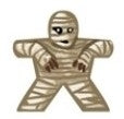 Mummie - Label for Meeples