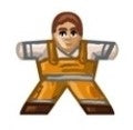 Worker 1 - Label for Meeples