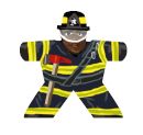 Firewoman 2 (USA) - Label for Meeples