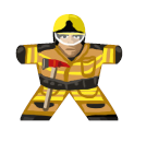 Fireman 1 (Germany) - Label for Meeples