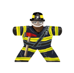 Fireman 2 (USA) - Label for Meeples