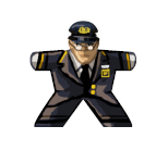 train driver 2 (Japan) - Label for Meeples