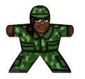 female Soldier 2 - Label for Meeples