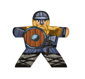 Wikinger Krieger - Aufkleber für Meeple