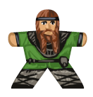 Wikinger - Aufkleber für Meeple