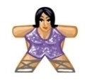 Female Artist - Label for Meeples