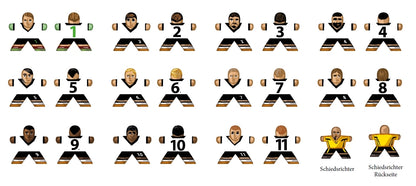 Labels for Meeples - Sports (transparent labels)