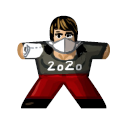 Maskmeeple 8 - Label for Meeples