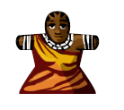 Villagers woman - Label for Meeples