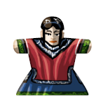 Chinese citizen - Label for Meeples
