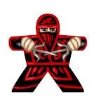 Ninja 2 - Label for Meeples