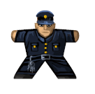 Warden 1 - Label for Meeples