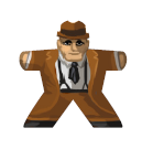female Detective 1 - Label for Meeples
