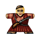 Gangsterlady 1 (Bonnie) - Label for Meeples