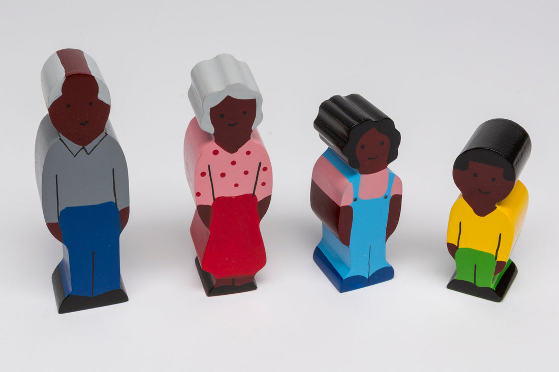 Nationenfiguren - Großfamilie Afrika