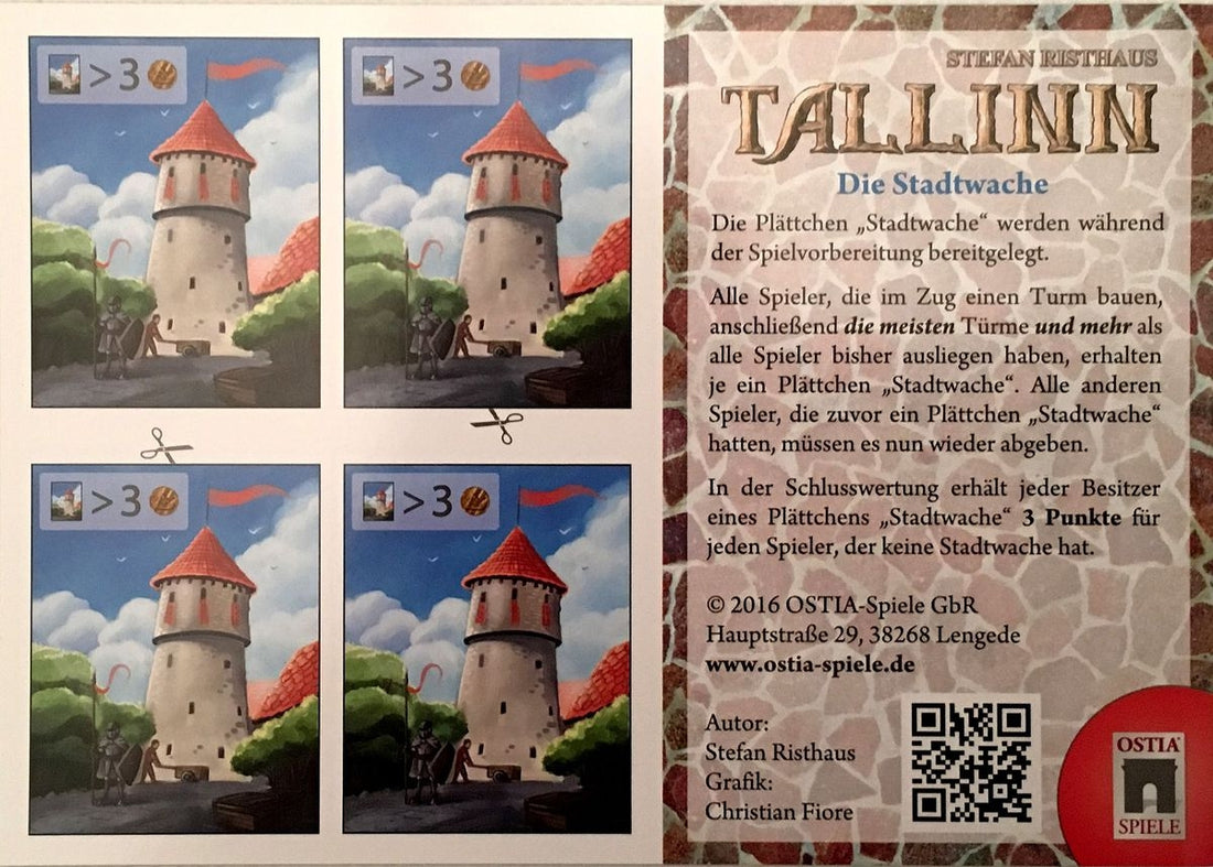 Tallinn - &quot;The City Guard&quot; Expansion (GER/ENG)
