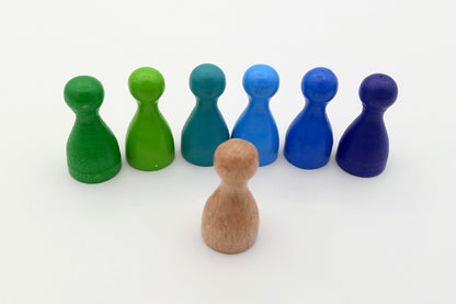 Medium Pawns - white
