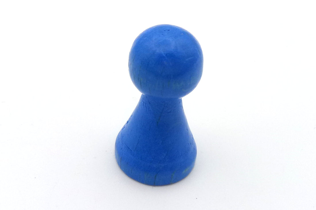 Pöppel, Halmakegel, groß - blau