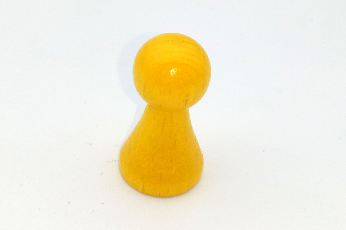 Pöppel, Halmakegel, groß - gelb