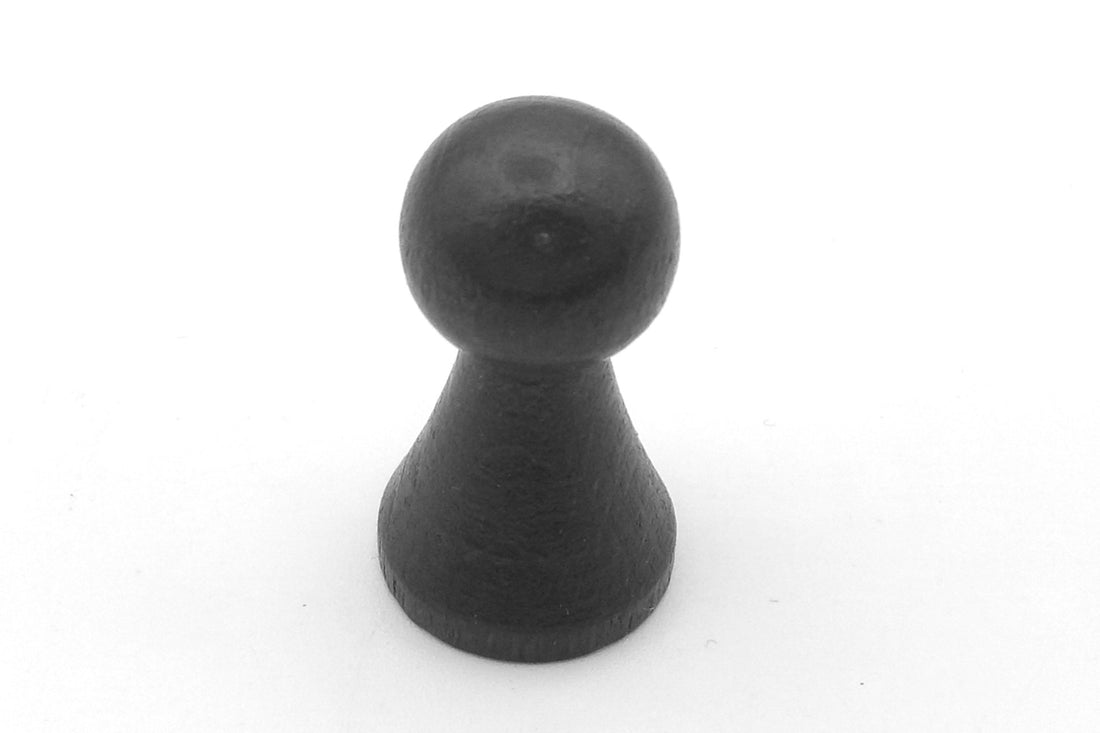 Pöppel, Halmakegel, groß - schwarz
