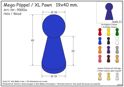 Mega-Pöppel 19x40 mm