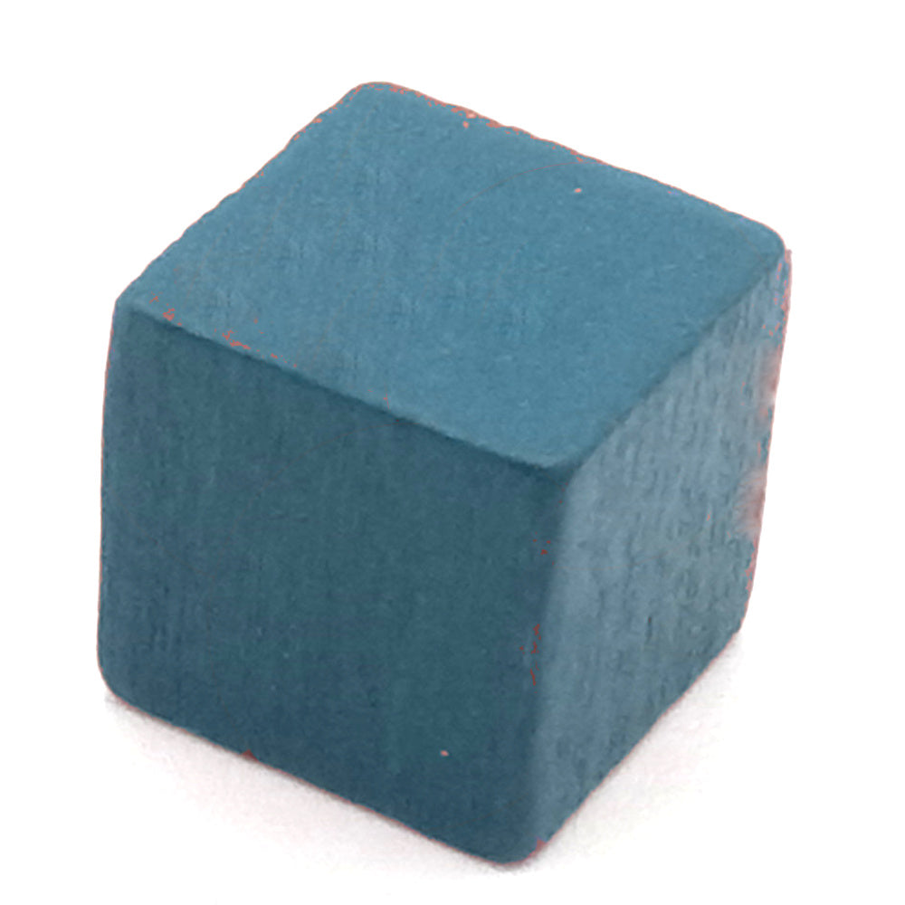 Holzwürfel blanko, 10 mm dunkelblau